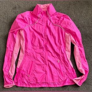 Lululemon Run: Essential Jacket II Paris Pink Size 10 Lululemon Jacket Rare